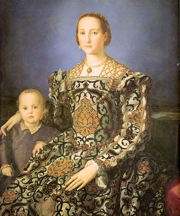 Agnolo Bronzino Eleanora di Toledo with her son Giovanni de' Medici China oil painting art